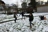 Spiele im Schnee