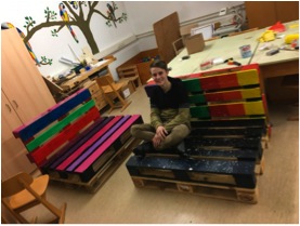 Selbstgemachtes Sofa