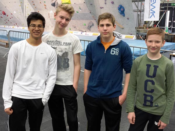 Schülerlandesmeisterschaften in Speed-Bouldern